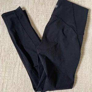 Lululemon 7/8 pant with side mesh